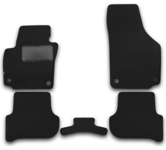 Коврики в салон Klever Premium SKODA Yeti 2009-, кросс., 5 шт. KVR03451022110kh