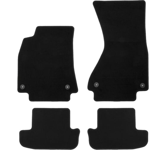 Коврики в салон Klever Econom AUDI A5 АКПП 2007-2015, куп., 4 шт. текстиль КLEVER01041101200k 1