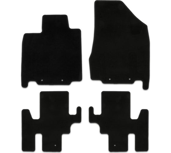 Коврики в салон Klever Econom NISSAN Pathfinder, 2014-, внед., 4 шт. КLEVER01365901200k 1
