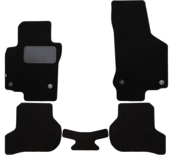 Klever Коврики в салон Premium VOLKSWAGEN Golf GTI 3D 2009-2012, хб., 5 шт. КLEVER03513522110kh 1