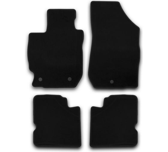 Klever Коврики в салон Econom NISSAN Almera АКПП 2012-, сед., 4 шт. KVR01364001200k 1