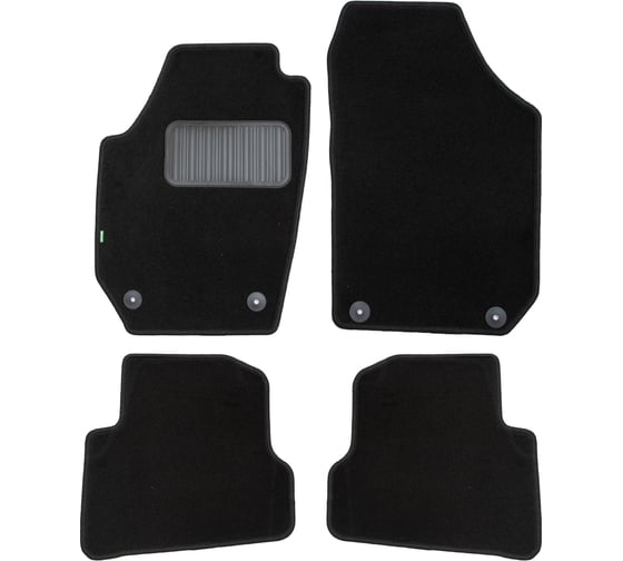 Коврики в салон Klever Standard SKODA Fabia, Fabia Scout 2007- хб., 4 шт. КLEVER02450601210kh 1