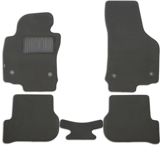 Коврики в салон Klever Premium SEAT Leon АКПП 2007-, хб., 5 шт. КLEVER03440222110kh
