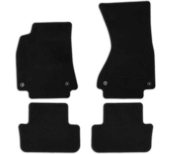 Коврики в салон Klever Econom AUDI A4 АКПП 2007-2015, сед., 4 шт. КLEVER010412101200k 1