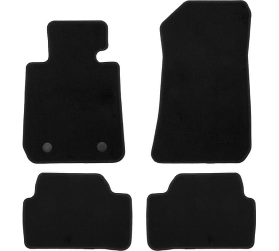 Коврики в салон Klever Econom BMW 1 5D E87 АКПП 2004-2011, хб., 4 шт. текстиль КLEVER01050401200k