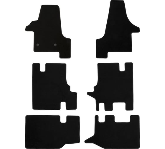 Коврики в салон Klever Econom VOLKSWAGEN Transporter T5 2003- мв., 6 шт. КLEVER01514201200k