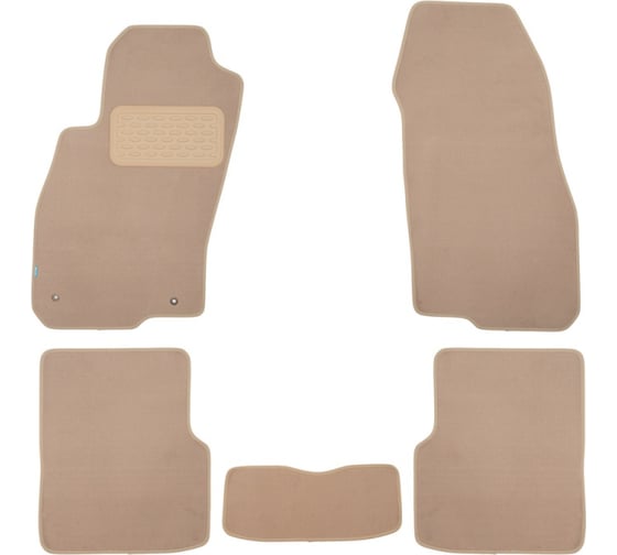 Коврики в салон Klever Premium FIAT Grande Punto 5D АКПП 2012-, хб., 5 шт. КLEVER04153022112kh KLEVER04153022112kh 1