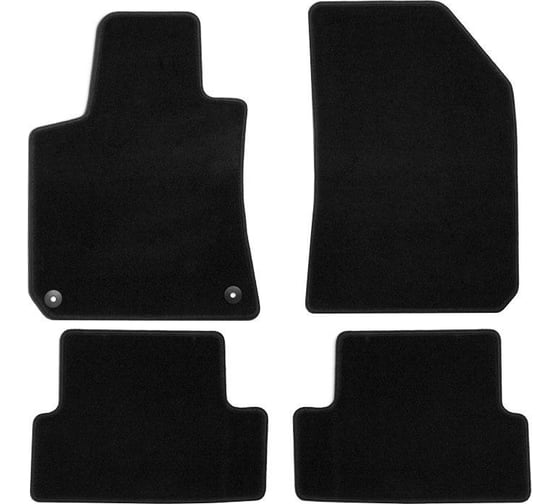 Коврики в салон Econom Klever, SSANGYONG Rexton 2001-2006, внед., 4 шт, КLEVER01610101200k