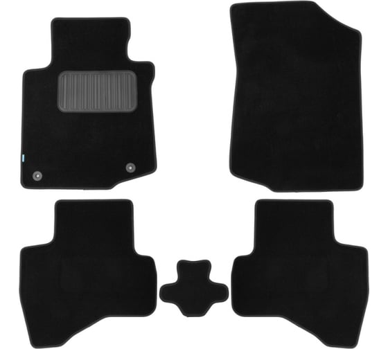 Коврики в салон Klever Premium PEUGEOT 107 3D, 5D 2005- хб., 5 шт. текстиль КLEVER03380722110kh