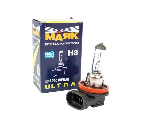 Автомобильная лампа МАЯК PGJ19-1 ULTRA Н8, 12V, 35W 82820UL