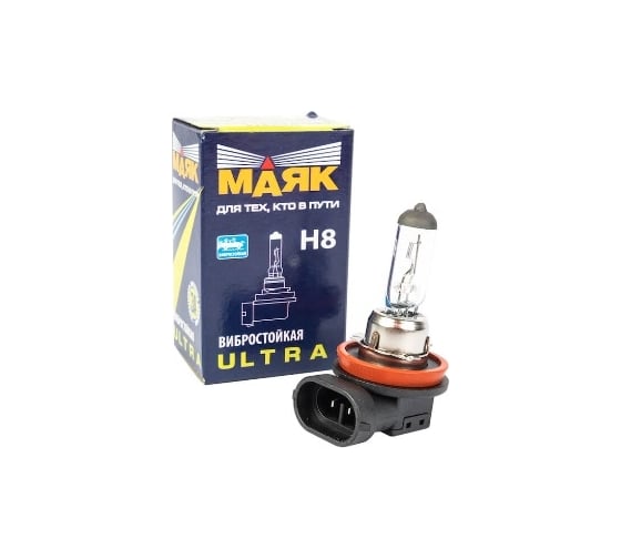 Автомобильная лампа МАЯК PGJ19-1 ULTRA Н8, 12V, 35W 82820UL 1