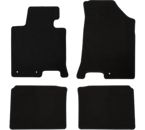 Коврики в салон Econom HYUNDAI i40 АКПП 2012-, сед., 4 шт. Klever, KVR01204701200k 1