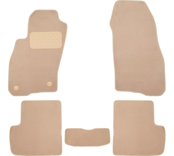 Коврики в салон Klever Premium FIAT Grande Punto 5D 2005-2011, хб., 5 шт. КLEVER04150922112kh 1