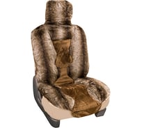 Чехлы на сиденья SKYWAY меховые, искусственный мутон, 5 предметов S03001072