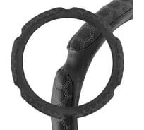 Оплетка SKYWAY Sponge turtle 6 подушечек, L, черная, экокожа S01102237