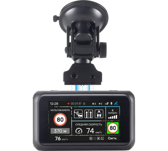 Комбо-устройство INCAR Manhattan GPS сигнатурный радар-детектор, видеорегистратор Ultra HD SDR-185