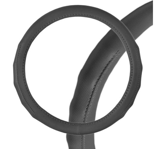 Оплетка SKYWAY Touch-3 M, черная, экокожа S01102181 1