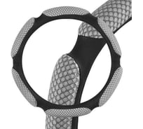 Оплетка SKYWAY Sponge snood 6 подушечек, L, серая, экокожа S01102246