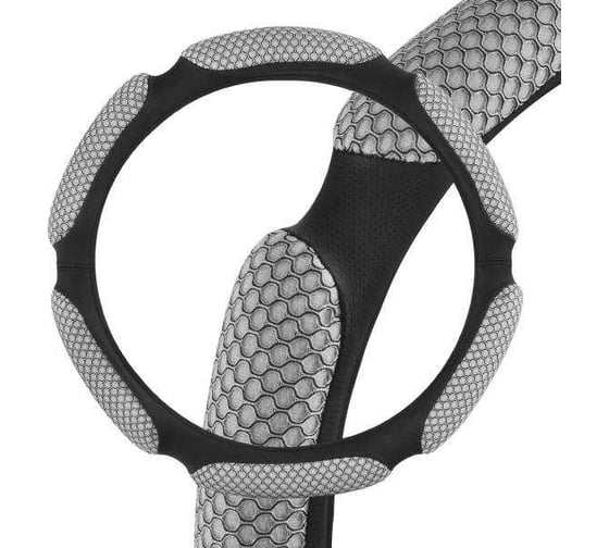 Оплетка SKYWAY Sponge snood 6 подушечек, L, серая, экокожа S01102246