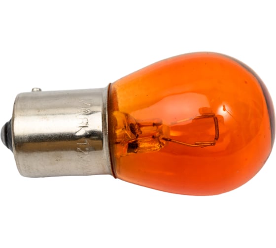 Автомобильная лампа МАЯК ORANGE 4660007275434 PY21W, 12V, 21W, BAU15s, смещенный цоколь 61218ORANGE