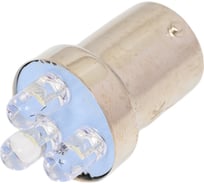 Автомобильная лампочка светодиод МАЯК WHITE 24V, T15, 3LED, BA15s, стоп 24T15-W\3LED
