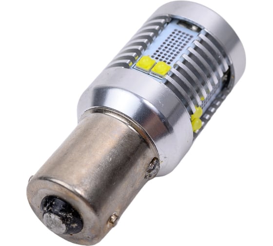 Автомобильная лампочка МАЯК 360 SUPER WHITE CANBUS LED 12V, T25, 10SMD(2525), BA15s, 2 шт в блистере 12T25/CAN07/2BL