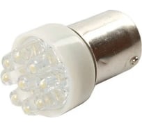 Автомобильная лампочка светодиод МАЯК 4660007274161 WHITE 12V, T15, 9LED, BA15s, стоп, габариты 12T15-W\9LED