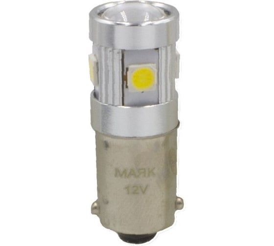 Автомобильная лампа МАЯК 360 SUPER WHITE 12V, T 8, 6SMD(3030), BA9s, 2 шт в блистере 12T8/SW11/2BL 1