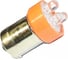 Автомобильная лампа светодиод МАЯК 4606735522310 ORANGE 12V, T15, 3LED, BA15S, стоп, габариты 12T15-O\3LED 1