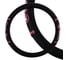 Оплетка SKYWAY Glamour-2 M, черно-розовая, экокожа S01102269 1