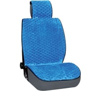 Накидка сиденья SKYWAY ARCTIC меховая, искусственный мутон, 2 предмета, синий, соты S03001024