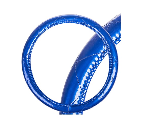 Оплетка SKYWAY Luxury-5 M, синяя с синей прострочкой, полиэстер S01105004 1