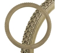 Оплетка SKYWAY Modern-3 M, бежевая, экокожа S01102261