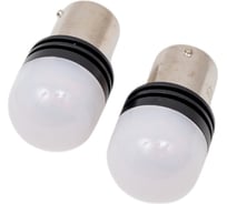 Автомобильная лампочка МАЯК BLACK ORANGE 12V, T25, 4SMD(2835), BAU15s, смещенный цоколь, 2 шт в блистере 12T25/BLK17/OR/2BL