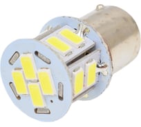 Автомобильная лампа светодиод МАЯК WHITE 12V, T25, 14SMD, (5730), BA15S, стоп, габарит 12T25-W\14SMD5730