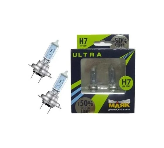 Автомобильная лампа МАЯК Н7 24V 70W PX26d ULTRA 84730UL - выгодная цена ...