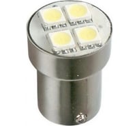 Автомобильная лампа светодиод МАЯК 4660007270750 WHITE 12V, T15, 4SMD, (5050), BA15s, стоп, габарит 12T15-W\4SMD