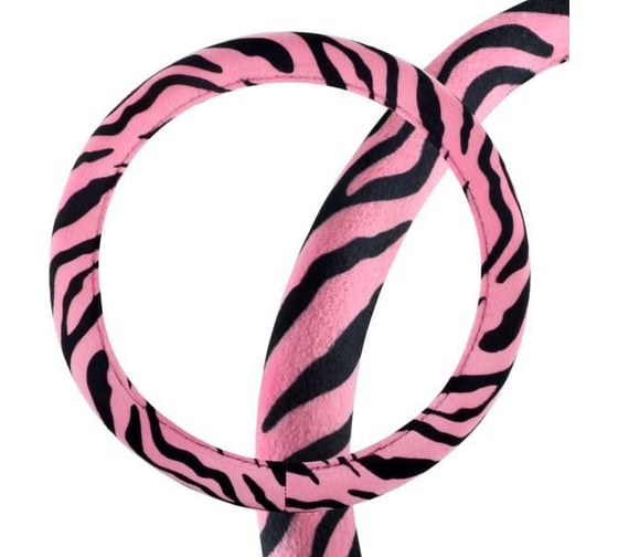 Оплетка SKYWAY Safari-1 M, черно/розовая, вельвет S01104001 1