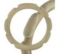 Оплетка SKYWAY Sponge classic 8 подушечек, L, бежевая, замша S01101037