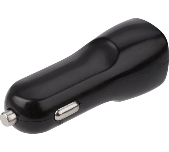 Зарядное устройство в прикуриватель REXANT USB, 5V, 1000mA, черное 16-0279
