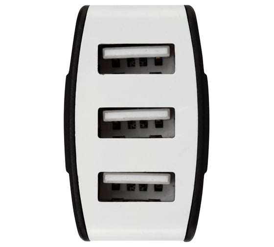 Зарядное устройство в прикуриватель REXANT 3 x USB, 1000 mA, черное 16-0291