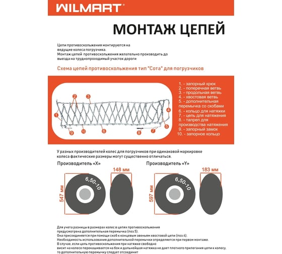 Цепь противоскольжения SOBELL 8.15-15 28x9-15 Лесенка к-т 2 шт 8,15-1528x9-15L 8,15-15(289-15)(L) 8,15-15(28*9-15)(L)