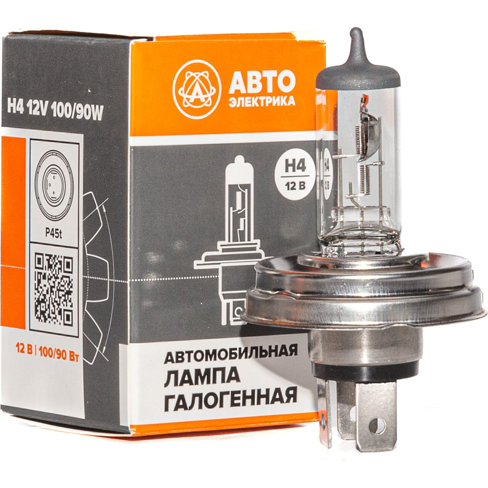 Лампа галоген H4 12V 100/90W P45t