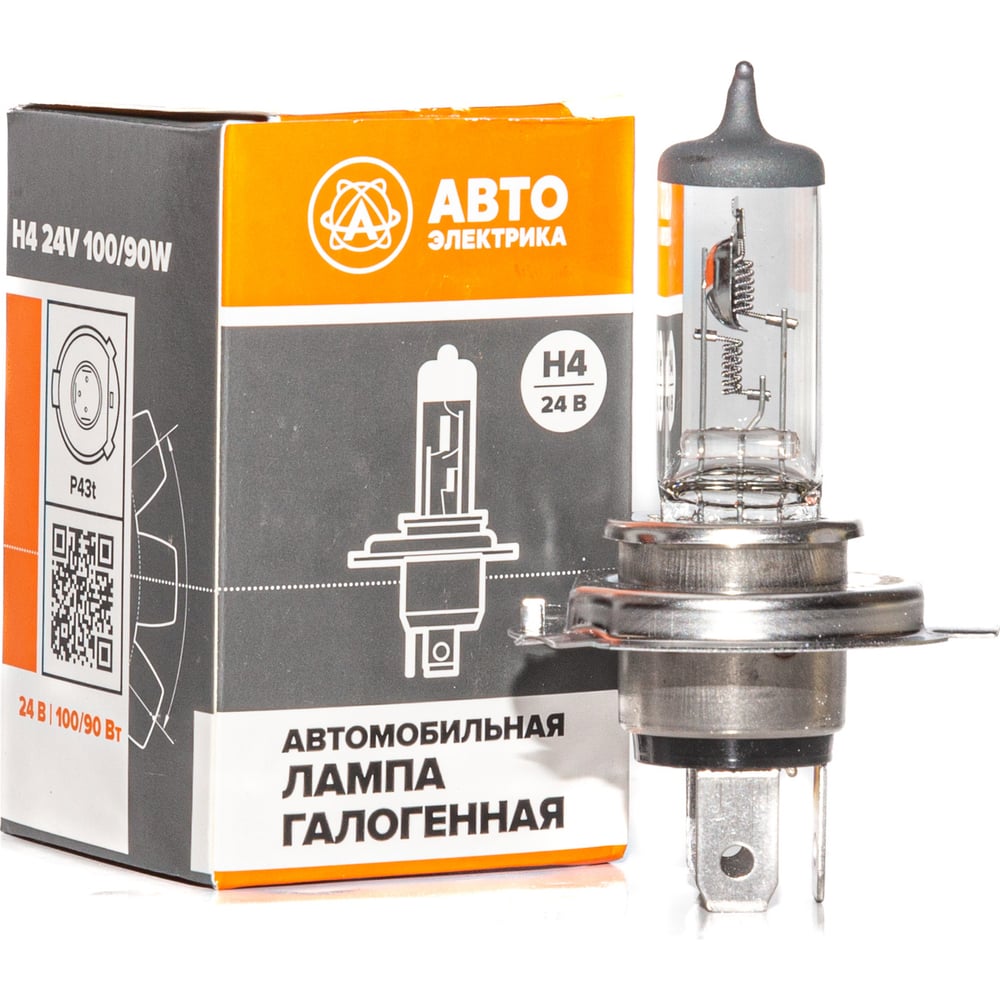 Лампа галоген H4 24V 100/90W P43t