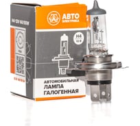 Автолампа АВТОЭЛЕКТРИКА h4 12-60/55 p43t, галогенная 12 в 09.02399
