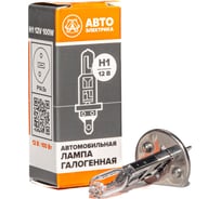 Автолампа АВТОЭЛЕКТРИКА h1 12-100 p14.5s, галогенная 12 в 09.02388