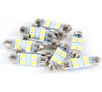 Светодиодная лампа VOLTON Т11 S8.5Я, 12V, 0,5W 4 SMD, 5,0x5,0 мм, салона VLT-C031W-4SMD
