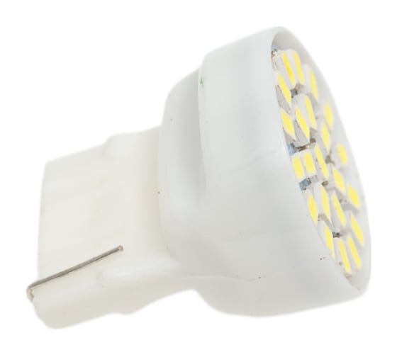 Светодиодная лампа VOLTON T20 W3x16D 12V, 22SMD, 3014, 1 контакт блистер 2 шт VLTC2013