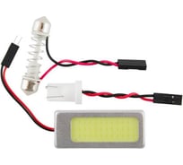 Панель светодиодная SKYWAY T10, 12V, 36 SMD диодов, 50х20 мм., с корпусом, белая ST10_SJ-50mm-20mm-36SMD-with housing