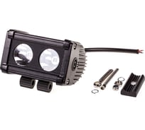 Фара светодиодная SKYWAY OFF ROAD прямоугольная, 12V/24V, 20W, 6000К, 2 диода, ближний свет S08401041